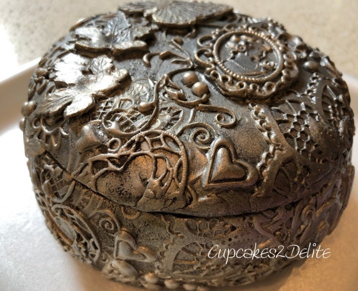 Music Box Sugar Art with Crystal Candy Bas Relief Mould