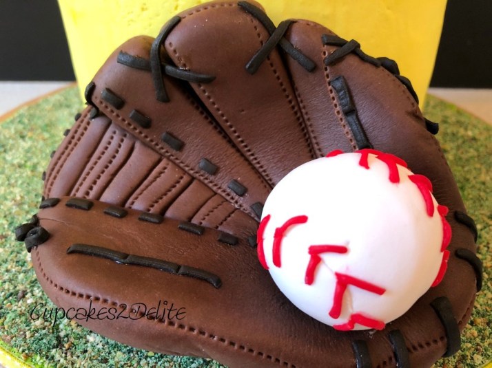 Softball Birthday Cake