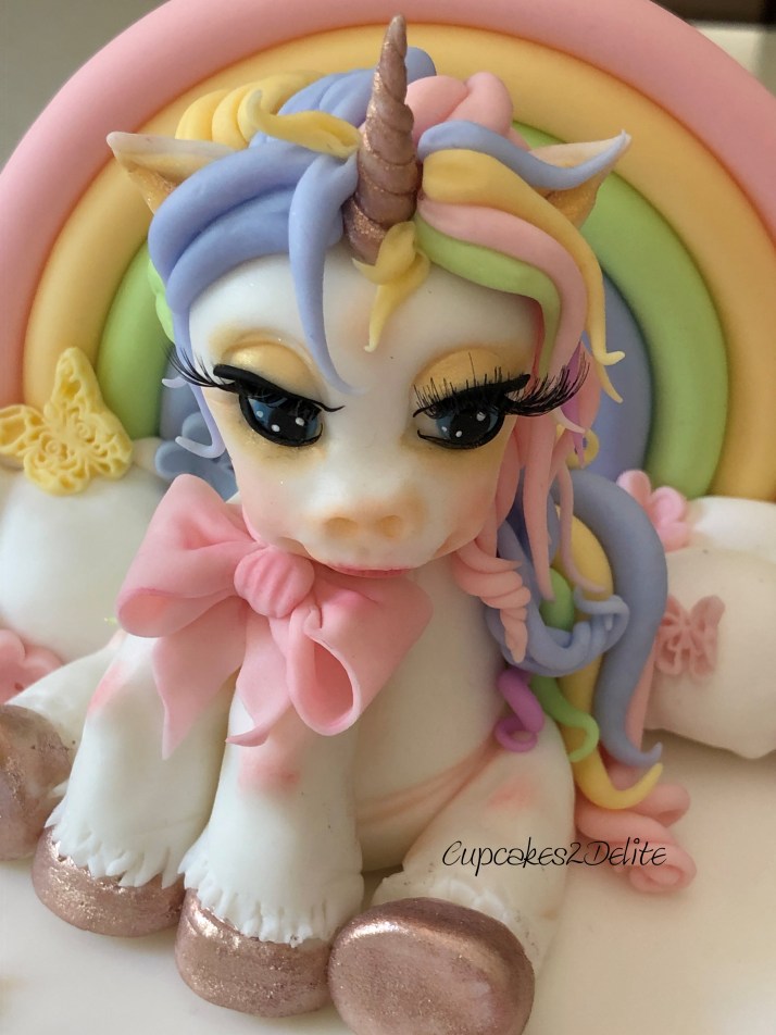 Unicorn & Triceratops Birthday Cake