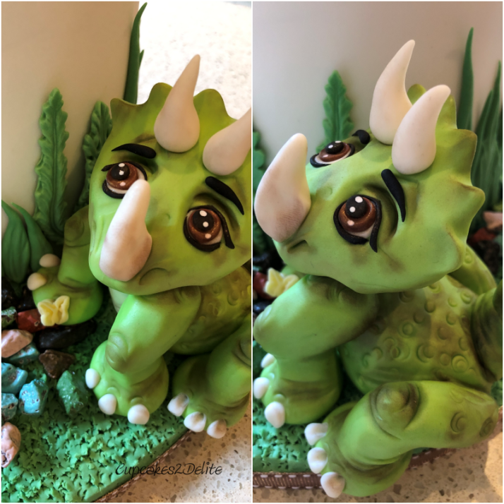 Unicorn & Triceratops Birthday Cake