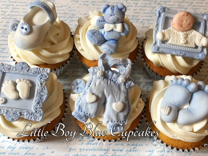 Baby Boy Cupcakes